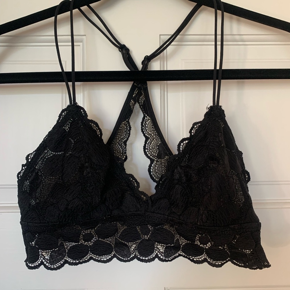 Aerie Mesh and Lace Bralette
